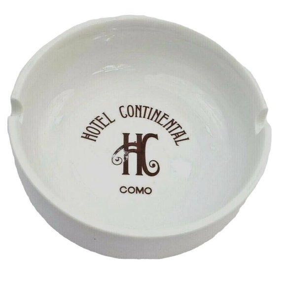 Vintage 1994 Richard Ginori Ashtray Hotel Continental Como Italy - Picture 7 of 7